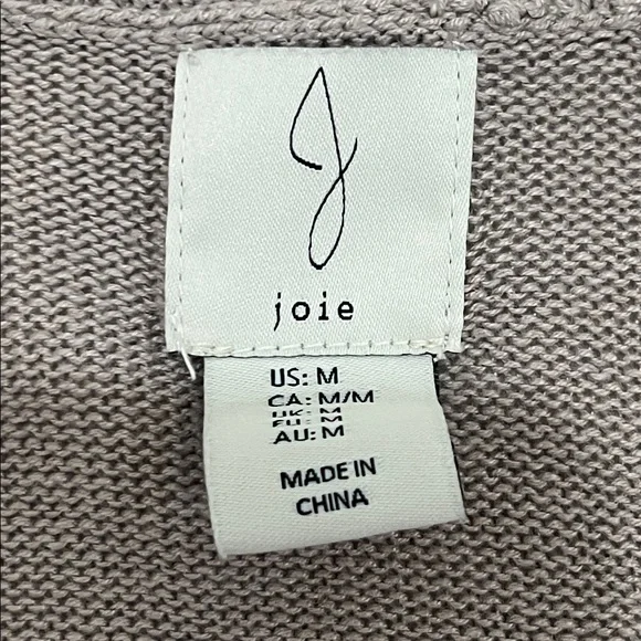 Joie Taupe Sleeveless Top V-Neck Woman’s M Sweater - Picture 5 of 5